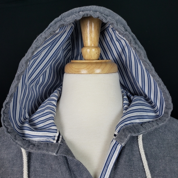 Armani Button Up Long Sleeve Hoodie - Picture 6 of 10